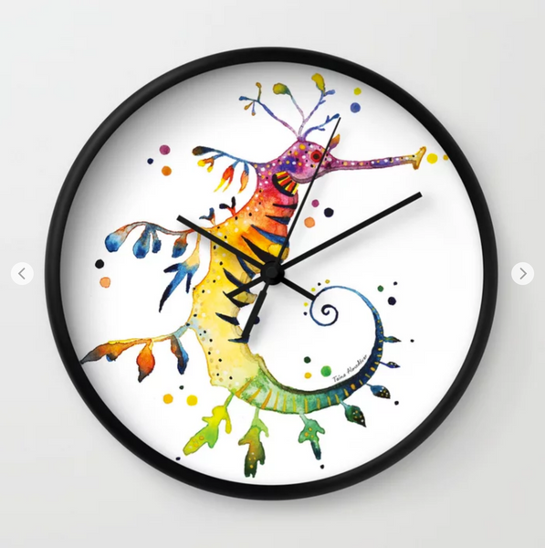 Reloj de pared Caballito de mar