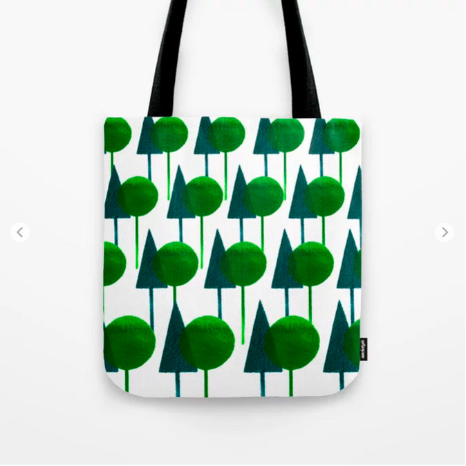 Bolso bosque geométrico