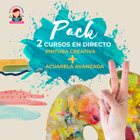 Pack pintura creativa + acuarela avanzada