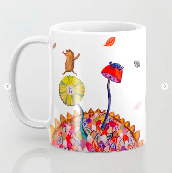 Taza Zul en otoño