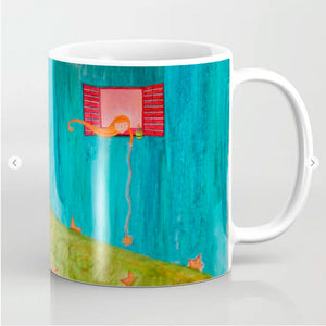Taza Pescando estrellas